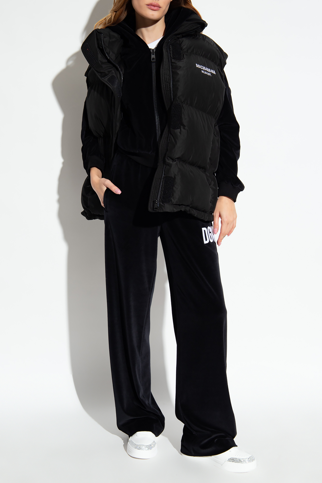 Black Logoembroidered vest Dolce & Gabbana Vitkac GB